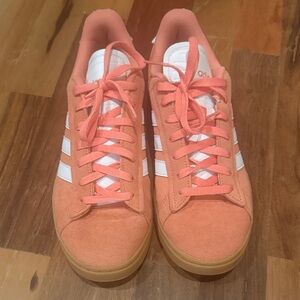 Adidas Grand Court Coral Sneakers with White Accents